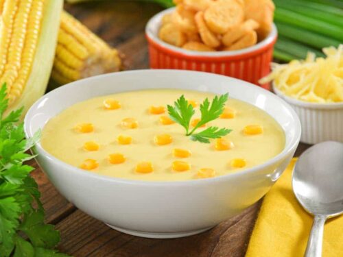 Cómo Hacer Crema de Elote Receta Casera - Comida Mexicana